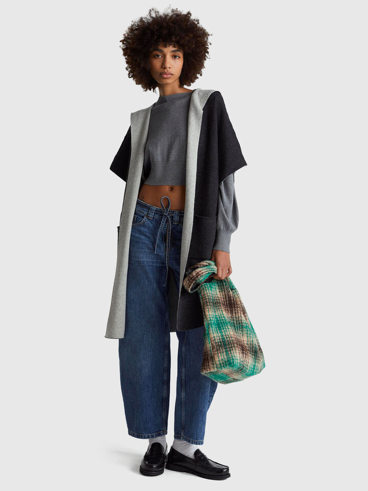 KNITTED COAT Damen image number 3